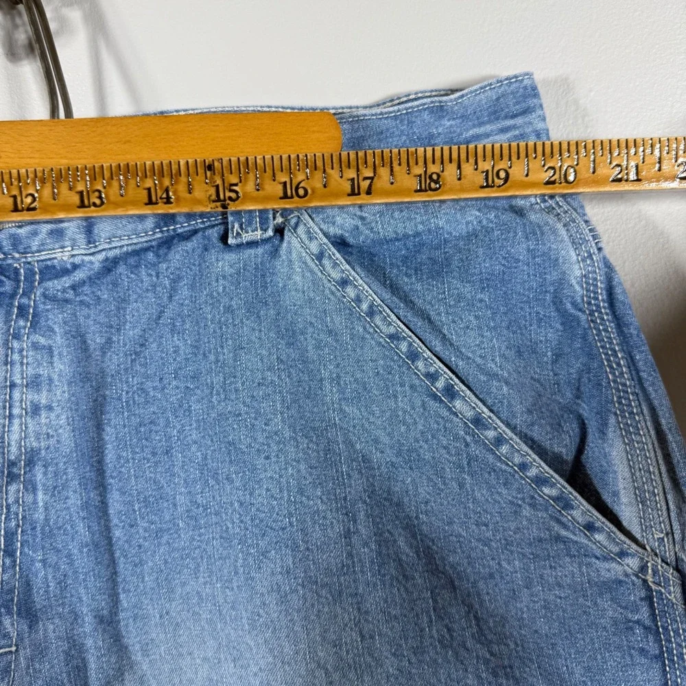 Vintage American Eagle AE Supply Co Workwear Carpenter Denim Shorts Size 38
